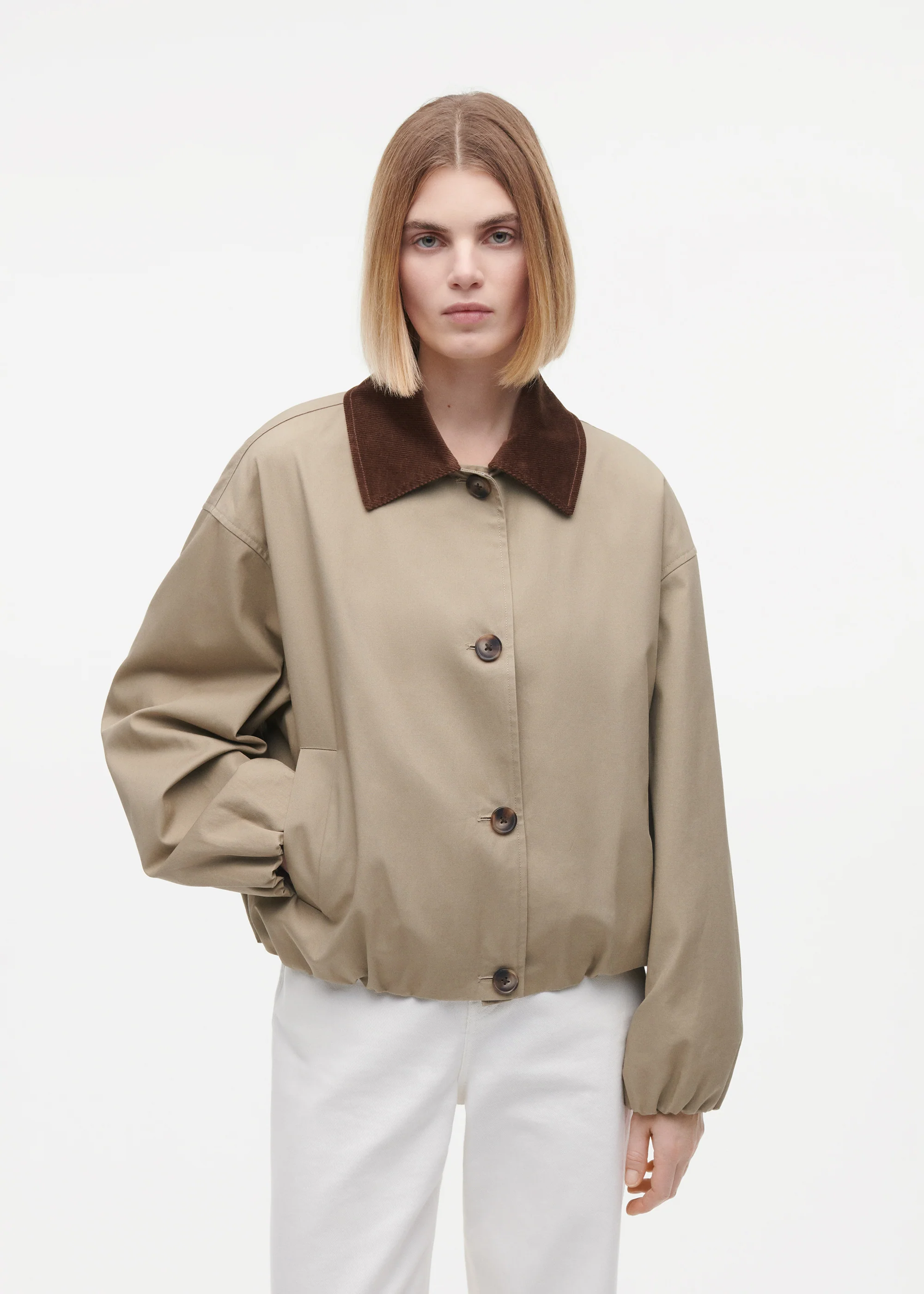 CAMILA Cotton Bomber Jacket - Image 3
